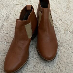 Brown Leather Ankle Boots